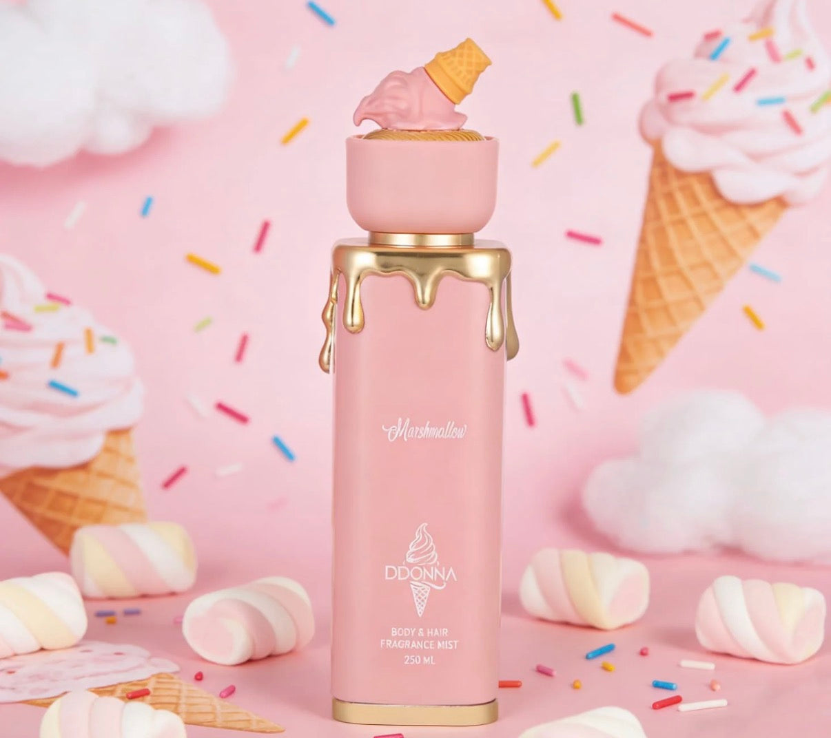 Body & Hair Fragrance Mist 250ml Marshmallow Cream